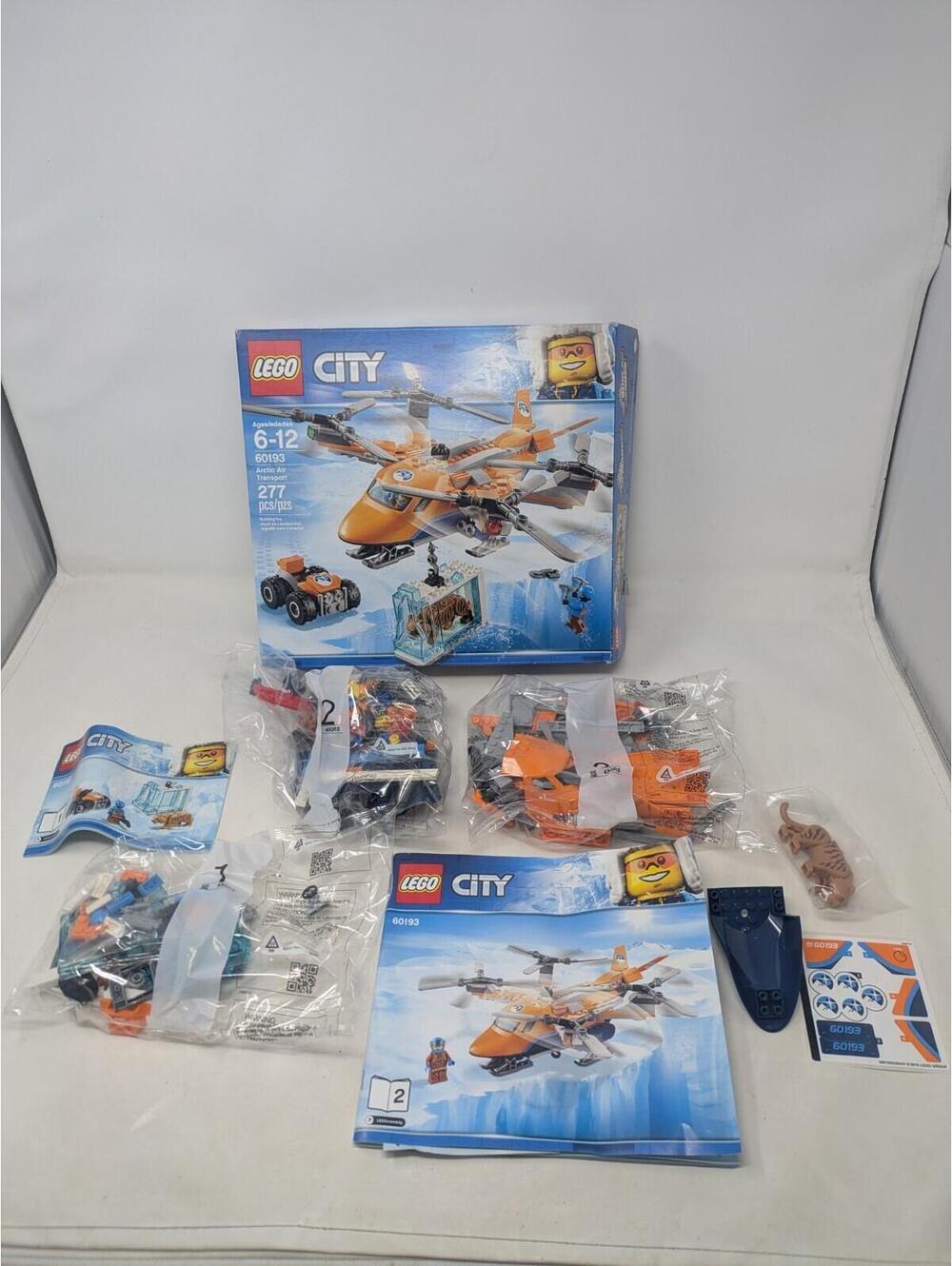 LEGO City Arctic Air Transport 60193 Building Kit-Sealed Bags
